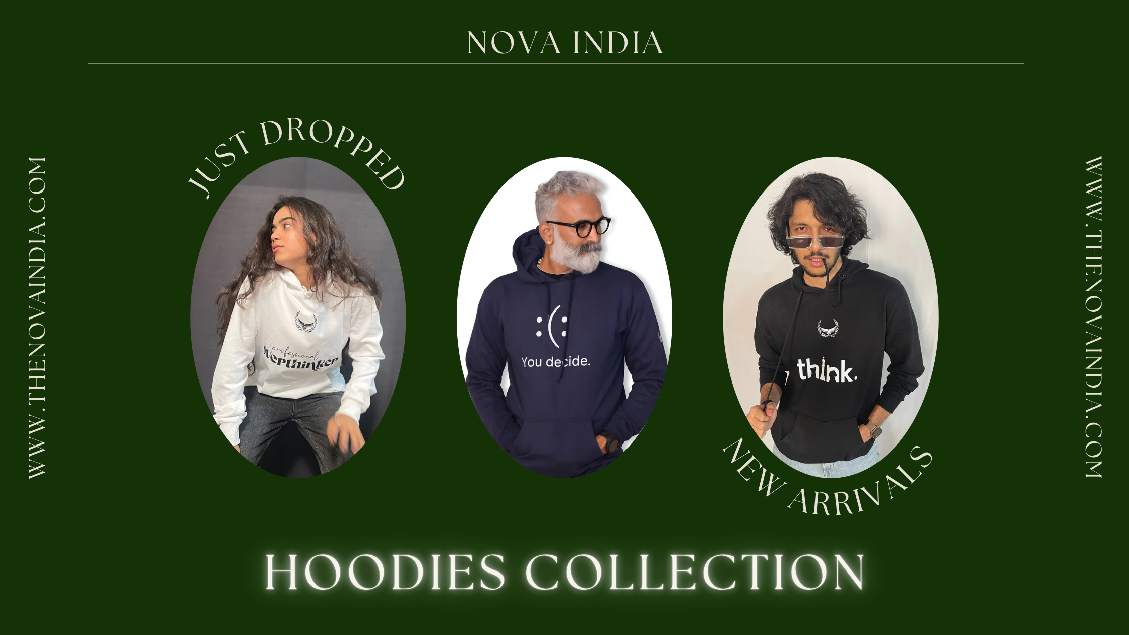 Nova India , Hoodies Collection Banner