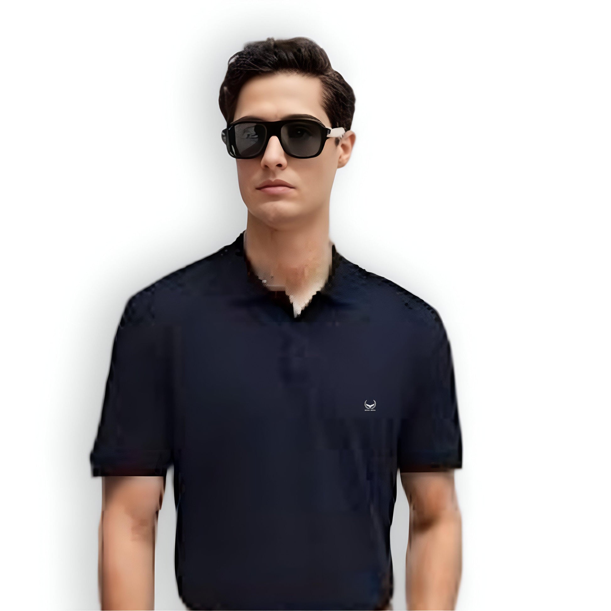 Classic Black Polo T-Shirt - The Nova India