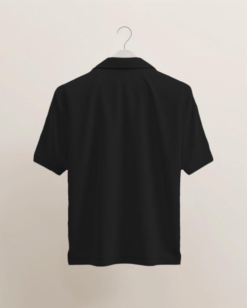 Classic Black Polo T-Shirt - The Nova India