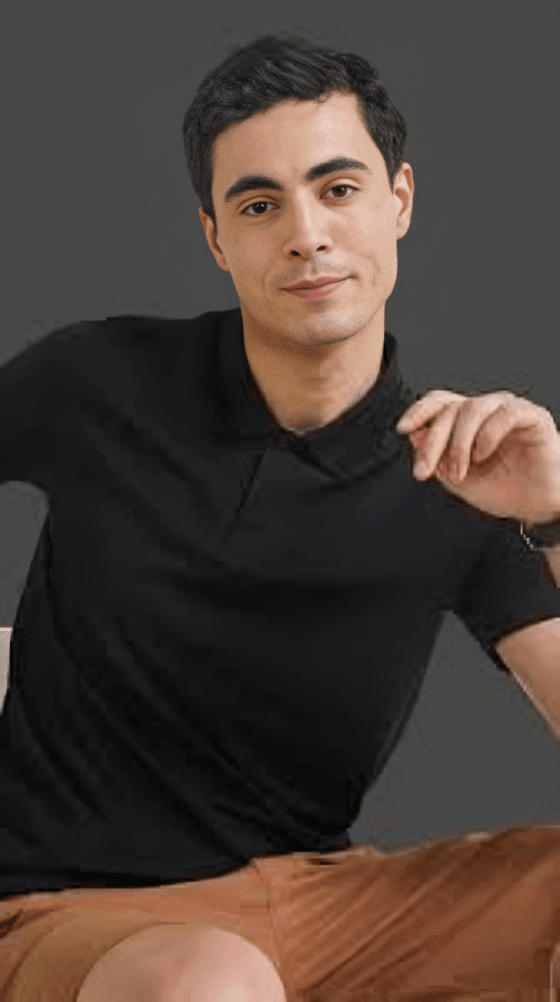 Classic Black Polo T-Shirt - The Nova India