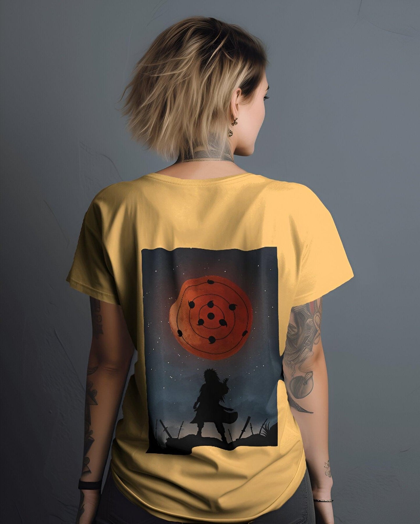 Madar Uchiha Anime Oversize Unisex T-shirt - The Nova India